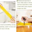 8 Pairs Reusable Household Cleaning Gloves, Rubber Kitchen Dishwashing Gloves,Extra Thickness, Long Sleeves, for Washing Dishes, Pet Care(Small, Yellow)