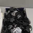 Permanent Outdoor Lights Pro,150ft with 90 LED RGB IC Smart Eave Light for Outdoor Decorations,IP67 Waterproof with Remote/App Control,DIY LED Scenes Modes for House Roof Decor, Black