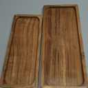 Samhita Acacia Wood Rectangular Wooden Platters for Food Holder/BBQ/Party Buffet Gift for Friend, Family.