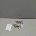 2pcs Professional Grade Full Overlay Soft Close Cabinet Hinges Frameless Concealed Cabinet Door Hinges European Soft Closing Four-Hole Mounting Plate Hinges Nickel Plated Finish (1 Pair)