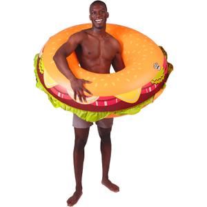 Cheeseburger Pool Float