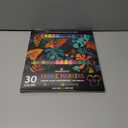 WINSONS 30 Fabric Markers Pens Set, Indelible & Permanent Fabric Paint Pens, Fine Tip Textile Marker Pen for Clothing, Laundry-Safe Art Markers, Non-Toxic, Quick-Dry