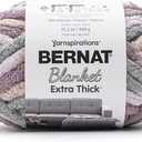 Spinrite Bernat Blanket Extra Thick 600g-Purple Smoke
