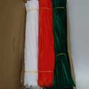 Yalumo Pipe Cleaners Craft Supplies, 500 PCS Green Pipe Cleaners Bulk, 12 Inch 5 Assorted Colors Fuzzy Chenille Stems Sticks Set, Soft Arts and Crafts Decorations, Creative Fun Stuff for Kids Adults