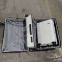 BEOW 3 Piece Luggage Sets With Spinner Wheels TSA Lock Expandable Durable Polycarbonate Hardside Lightweight Suitcase For Men Women Zipper Travel Luggage Set 3 Pcs 20/ 24/ 28Inch Beige