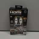 GE UltraPro HDMI Cable, High Speed, Ethernet, 8ft. HDMI Cord, 4K Ultra HD, Full HD 1080P, 10.2Gbps Data Transfer, Works with HDTV/Cable/Game Consoles/Blu-Ray, Gold Plated Connectors, Silver, 33510