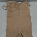 SHAPERX Strapless Shortie Bodysuit for Women Tummy Control Shapewear Seamless Sculpt Body Shaper with Removable Straps,SZ5217-Sienna-L/XL