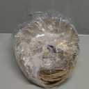 Plug in Pendant Light Hanging Lights with in Cord Mid Century Modern Gold Hanging Lamp Flower Glass Amber Vintage Dimmable Chandelier Ceiling Fixture for Living Room,Kitchen,Boho