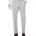 Perry Ellis Mens Modern-Fit Casual Trouser Pants, Felt Grey, 33W x 32L