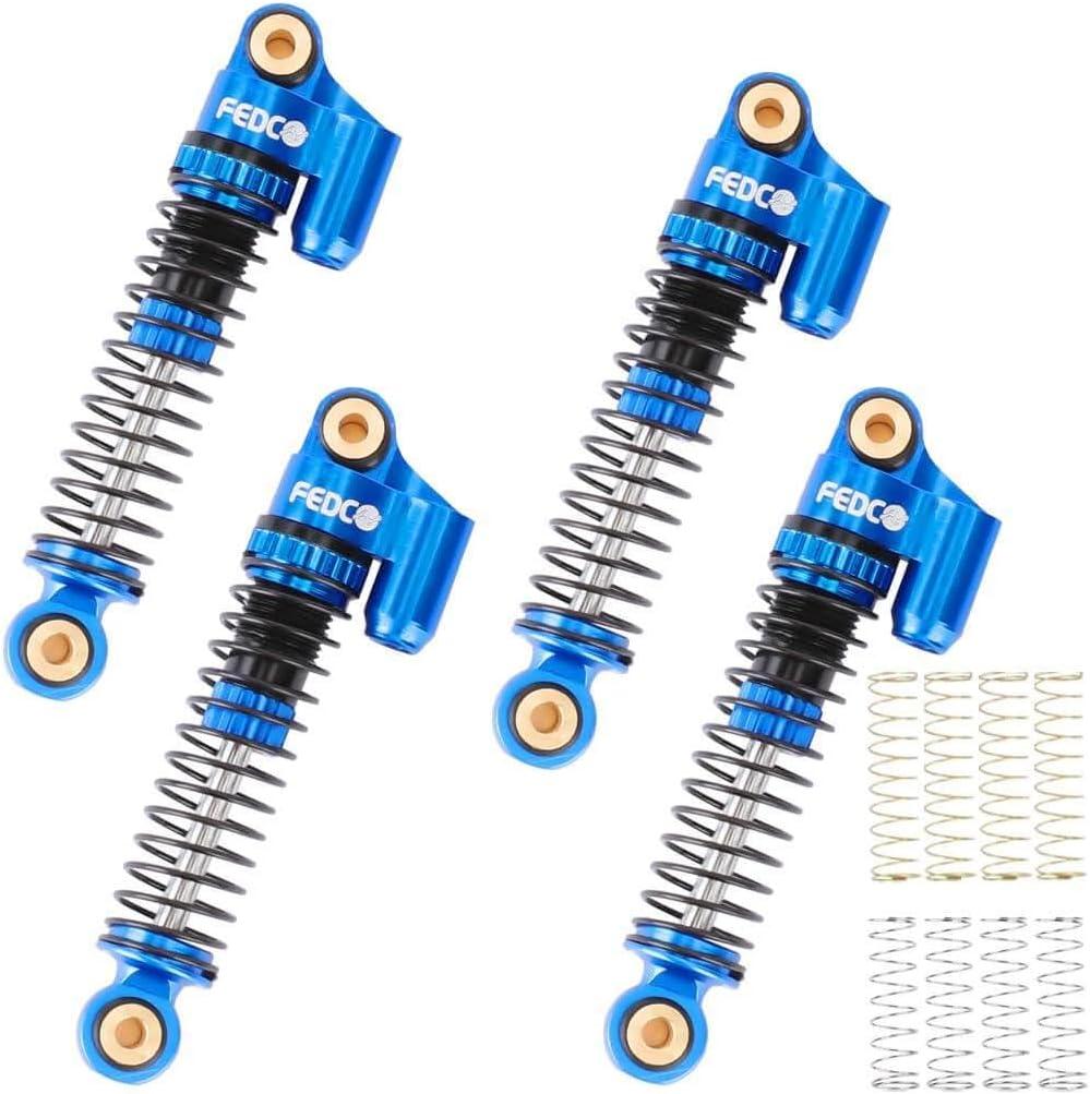 FCX24 Shocks 47MM Oil-Filled Shocks Absorber With Springs For FMS FCX24 FCX18 Upgrades 1/24 1/18 RC Crawler