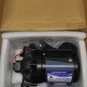 12V RV Water Pump, 7GPM 60 PSI Water Diaphragm Pump with 1/2" FNPT, HY-70601T, with Filter and Adapter, Replacement EF7000-BOX Pump, for Agricultural Irrigation, RV, Marine Deck, Yacht (BLACK)