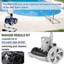 R0543200 Tune Up Rebuild Repair Kit Gearbox Assembly Replacement Parts Fit for Polaris 3900 P39 Sport Robotic Swimming Pool Cleaner Vacumm