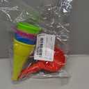 Toyvian Kids Beach Toys Ice Cream Cone Scoop Model Beach Play Toys Children Outdoor Play 5 Pieces (Random Color)