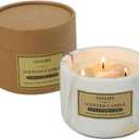 Scented Candles for Home - 100% Natural Soy Candles with Healing Crystals - Perfect Candles for Women and Candles for Men - Candles for Home Scented with Crystals and Healing Stones Included