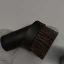 3PCS Horse Hair Brush Vacuum Attachment Set - Black Round Horse Hair Vacuum Attachments & Brushes - Shop Vac Brush Attachment for Most Vacuum Cleaners Accessories - 1 1/4" Vacuum Attachments Included