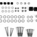 Golf Cart Suntop Hardware Kit, Front Top Strut Stainless Steel Screw Bushings Repair Kit for 1994-2013 EZGO DCS/PDS/TXT/Medalist 2-Seater Model, OEM#75465-G01