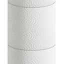 NearMoon Bath Toilet Paper Holder Stand, Free Standing Tissue Paper Storage with Reserve, Space Toilet 4 Rolls Holder for Bathroom/Kitchen Countertop-All Metal (1 Pack, White)