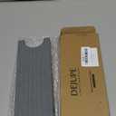 Stone Faucet Mat for Kitchen Sink  Diatomite Fast-Drying Stone Tray, Faucet Mat Sink Splash Guard, Decorative Sink Protector for Kitchen Bathroom Counter [Dark Gray, 23.6''x3.9'']