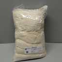 Smiry Velvet Seat Covers for Dining Room Chair Set of 6, Stretch Fit Removable Washable Chair Seat Cushion Protector Slipcovers with Ties, Cream