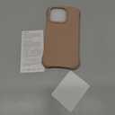 ORNARTO Vortuxe for iPhone 15 Pro Case 6.1" | 2X MIL-STD Drop Protection | Compatible with MagSafe | Sleek Aesthetic Liquid Silicone Phone Cover - Latte