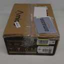 Amico Farmhouse Vanity Light Fixtures, Rustic 5-Light Industrial Painted Wood Lights for Bathroom, Vintage Black Wall Sconces with Bubble Glass Shade