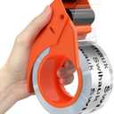 1.88 in x 66.6 YDs Clear Heavy Duty Packing Tape with Dispenser, Strong & Durable Shipping Tape, Packaging Tape, Packing Tape Dispenser for Packing Boxes, Moving Supplies, Shipping and Mailing