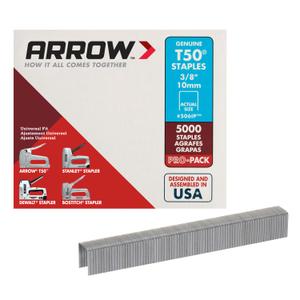 Arrow Fastener 506IP Heavy Duty T50 Staples for Upholstery, Construction, Furniture, Crafts, 3/8-Inch Leg Length, 3/8-Inch Crown Size, 5000 Pieces ( Pack of 1)