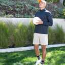 Real Essentials 5 Pack: Men's 5" Inseam Dry-Fit Running Workout Shorts - Pockets & Drawstring (Available in Big & Tall)