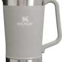 Stanley Stay-Chill Pitcher 64 oz | Cold Water, Beer, and Drink Pitcher with Lid | Large Capacity Durable Beverage Container with Handle | Insulated Stainless Steel | BPA-Free | Ash