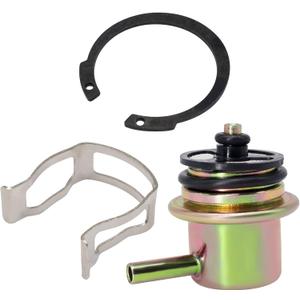 HiSport Fuel Injection Pressure Regulator - Kit with Clip and Snap Ring Replacecment for Buick for Cadillac for Chevrolet for GMC, 3.8BAR, Replaces 19236428, 2173299