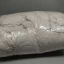 Beige Comforter Set Full Size Bed in A Bag 7 Piece Pinch Pleat Bedding Set,Pintuck Ruched Flowers Bed Set with Comforter, Sheets, Pillowcases & Shams