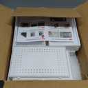 12 Pack X Large Shoe Organizer Storage Boxes for Closet, Modular Space Saving Shoe Boxes Clear Plastic Stackable Sneaker Containers Display Case with Lids, White