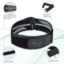 Back Brace and Sacroiliac Hip Belt for Women and Men, Narrow Breathable Mesh Lumbar Back Support Belt That Alleviates Sciatic, Pelvic, Lower Backs and Sacral Nerve Pain Caused by Si Joint Dysfunction (Black, X-Large) (XL)