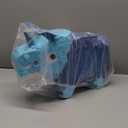 Unique Triceratops Dinosaur 3D Pinata - Unique Blue Cardboard & Paper Design - Perfect for Kids' Birthdays & Themed Parties (1 Pc.)