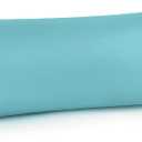INFIIXSO Body Pillow Cover with Zipper, Luxury Mulberry Silk Body Pillow Case 20x54 Inches, Ultra Smooth and Soft Cooling Long Pillowcase, Gift for Women, Men(Ocean Mist)