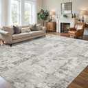 GarveeHome Large Area Rugs 9x12 for Living Room, Neutral Abstract Washable Rug Modern Non Slip Floor Mat Carpet Indoor Beige Accent Rug for Bedroom Dining Room Playroom Nursery Home Decor