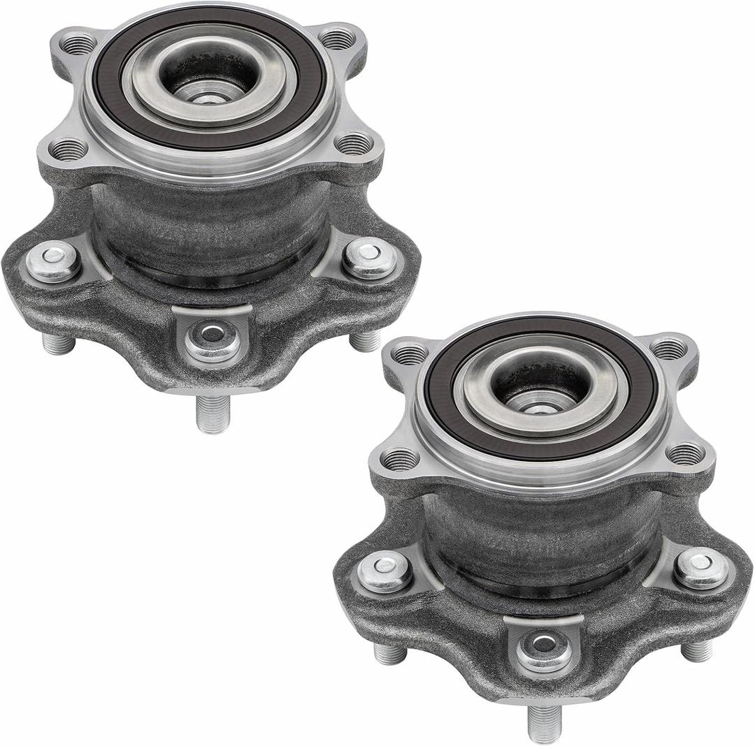 Rear Wheel Bearing Hubs Assembly Fit for 07-18 Nissan Altima, 09-19 Maxima, 15-19 Murano, 13-19 Pathfinder, 13 Infiniti JX35, 14-19 Infiniti QX60, 11 Mitsubishi RVR, 5 Lugs, OEM 5123882PCS