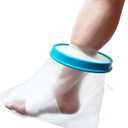 Tideshake Waterproof Kid Foot Cast Cover for Showering, Reusable Child Foot Cast Protector, Cast Covers for Ankle Shower after Surgery, Watertight Cast Bag for Burns