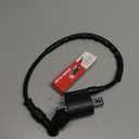 GY6 Racing Ignition Coil SSR 125 Spark Plug Wire with Spark Plug for 50CC 90CC 110CC 150CC 200CC 125CC 250CC Moped Scooter ATV Go Kart Pit Dirt Bike Engine Motorcycle