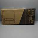 BCAN Adult Mini Trampoline, 40" Fitness Trampoline with Bungees, U Shape Adjustable Foam Handle - Black