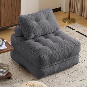 Folding Sofa Bed,Convertible Sleeper Chair for Adults, Folding Sofa Bed Foam Filling Couch with PillowSleeper Chairs Single Size Floor Mattress, 33 Inches X 33 Inches X 18 Inches
