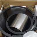 VEVOR Chiminea, 20 Inch Outdoor Wood Burning Firepit, Conical Fireplace for BBQ & Warming, Outside Wooden Fire Pit with Grill Mesh, Chimney Coat & Rustproof Chiminea Lid, for Patio, Garden, Backyard