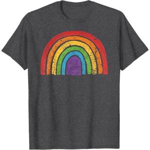 LGBTQ Rainbow Flag Gay Pride LGBT Awareness Ally Vintage T-Shirt Size 2Xl