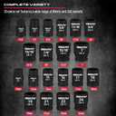 1/2" Drive Socket Wrench Set: 25-Piece SAE & Metric Impact Socket Ratchet Wrench Tool Set Socket Assortment with Storage Box for Repair Mechanic Garage