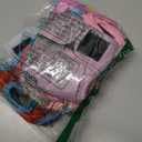 Female Dog Diapers 5Pcs - Premium Reusable Diapers for Doggie in Heat - Highly Absorbent Dog Diapers Female for Pet Incontinence with Adjustable Snaps,Rainbow,S