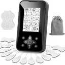 TENS Unit Muscle Stimulator 36 Modes, Rechargeable Dual Channel TENS Machine for Pain Relif Muscle Massager with 12 Premium Electrode Pads and Dust-Proof Storage Bag MH-1088