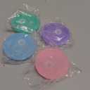 Joyclub 4 Pack Acrylic Lids for 16 oz /20 oz Glass Cups with Bamboo Lids and Straws Reusable Iced Coffee Cup Beer Can Drinking Glasses for Smoothie Whiskey Boba Soda Tea Gift (Candy Color) (Multi)