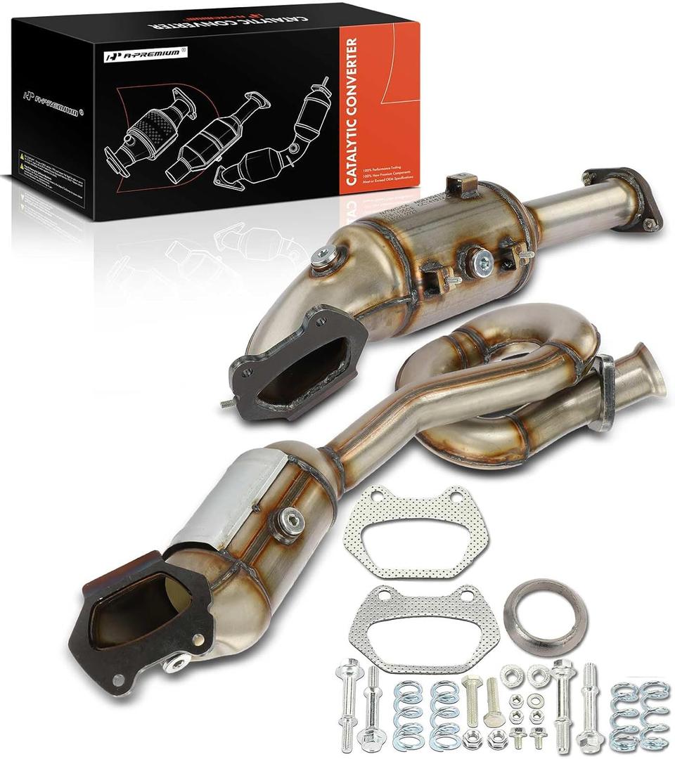A-Premium Left and Right 2-PC Catalytic Converter Kit Direct-Fit Compatible with Jeep Wrangler 2012-2018, Wrangler JK 2018, 3.6L, EPA Compliant, Replace# 68085119AE