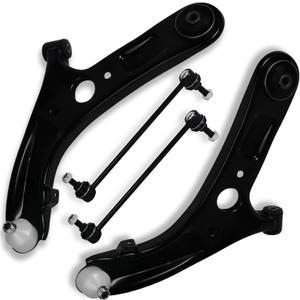 4Pcs Front Lower Control Arm Sway Bar End Link Fit for Hyundai 2011 2012 2013 2014 2015 2016 Elantra, 2013-14 Elantra Coupe, 13-2017 Elantra GT Base, 12-17 Veloster K622232 K622646 K80230
