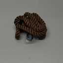 Mile High Life Dog Leash, Braided Cotton Rope Leashes with Leather Tip - Heavy Duty Metal Clasp, 4FT, 1/2" Thick - Wedding, Walking & Training Leash for Small Medium Large Dogs (Dark Brown)